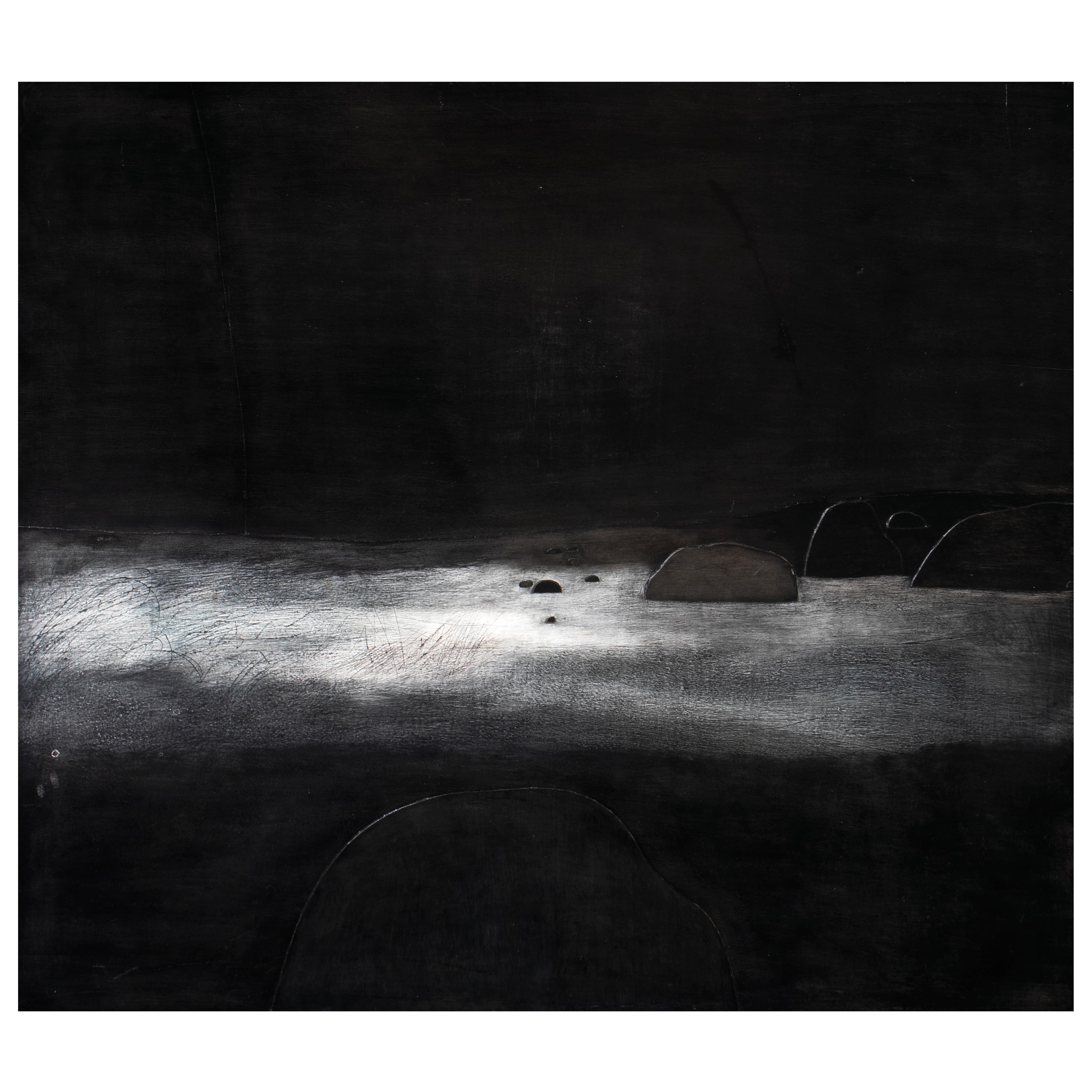 Artwork by Lao Lian Ben, Tryst 83, Made of oil on wood