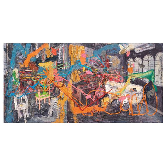 Blissful Thrones in the Tune of a Lazy Afternoon by Jigger Cruz, dated 2018