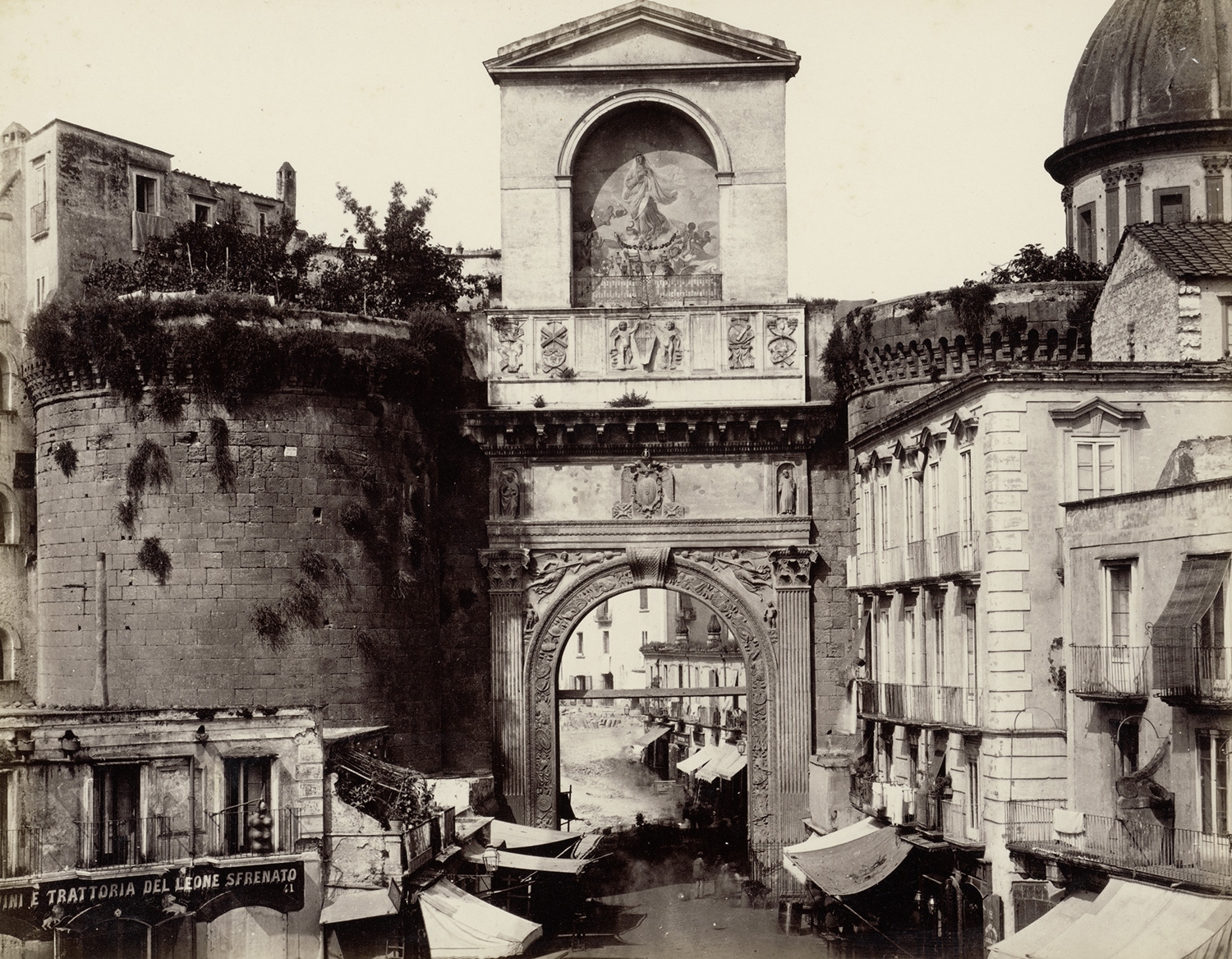 Artwork by Giorgio Sommer, Views of Naples, southern Italy and Sicily, Made of albumen prints