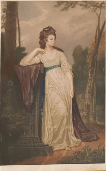 Mrs. Townley Ward. Miss Frances Woodley by George Romney