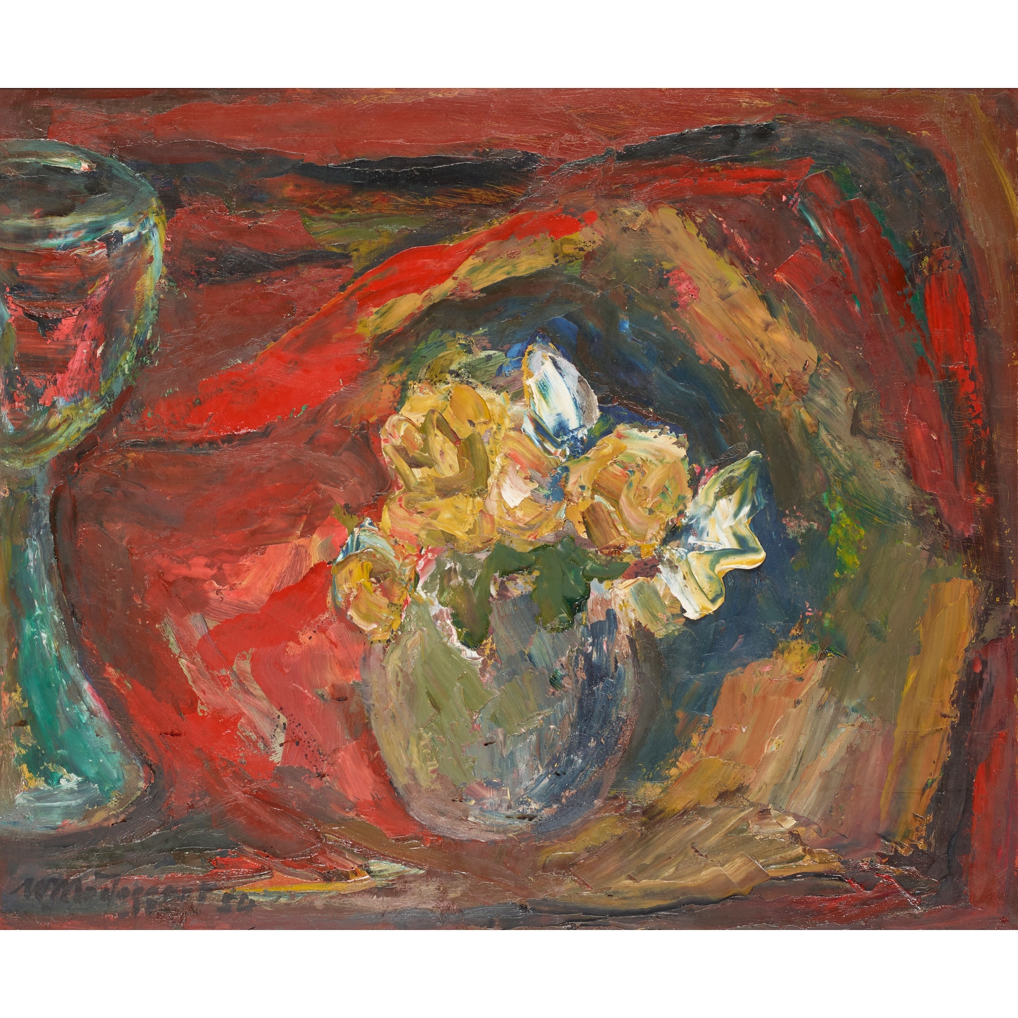 FLOWERS AND GOBLET by Sir William MacTaggart, '54