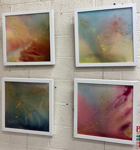 Artwork by Krista Sullivan, "Four Seasons", Made of acrylics on canvas