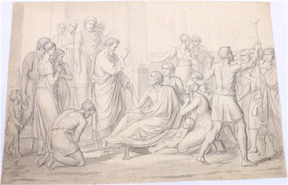 Joseph Anton Rhomberg | St Paul curing the man possessed by the Devil ...
