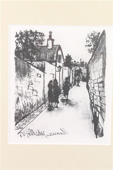 La Chaumiere Henri IV Montmartre by Maurice Utrillo