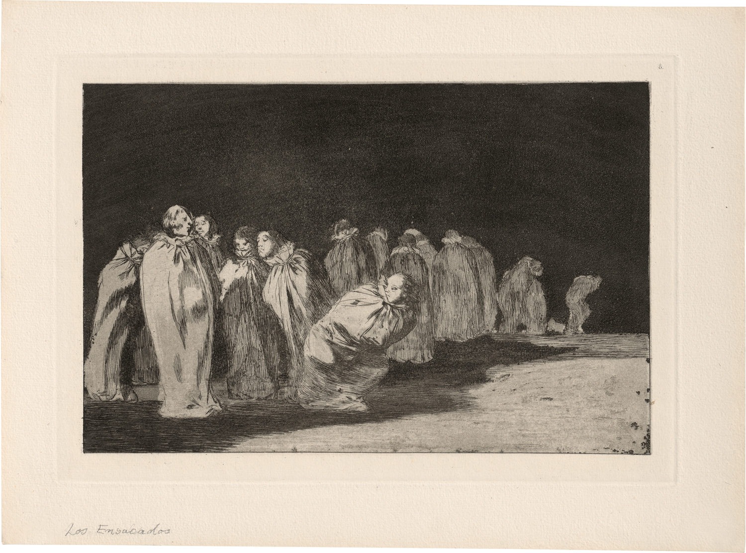 Los ensacados (So el sayal, hay al) by Francisco José de Goya y Lucientes