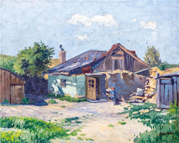 Faluvégén - Jeno Nowinszky