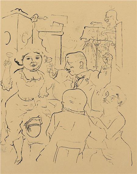 Verlobung by George Grosz, 1923