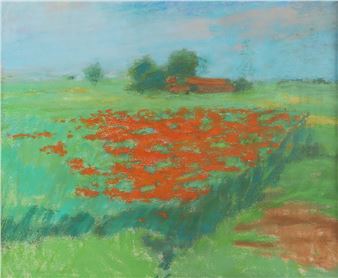 Mohnfeld - Rudolf Kriesch