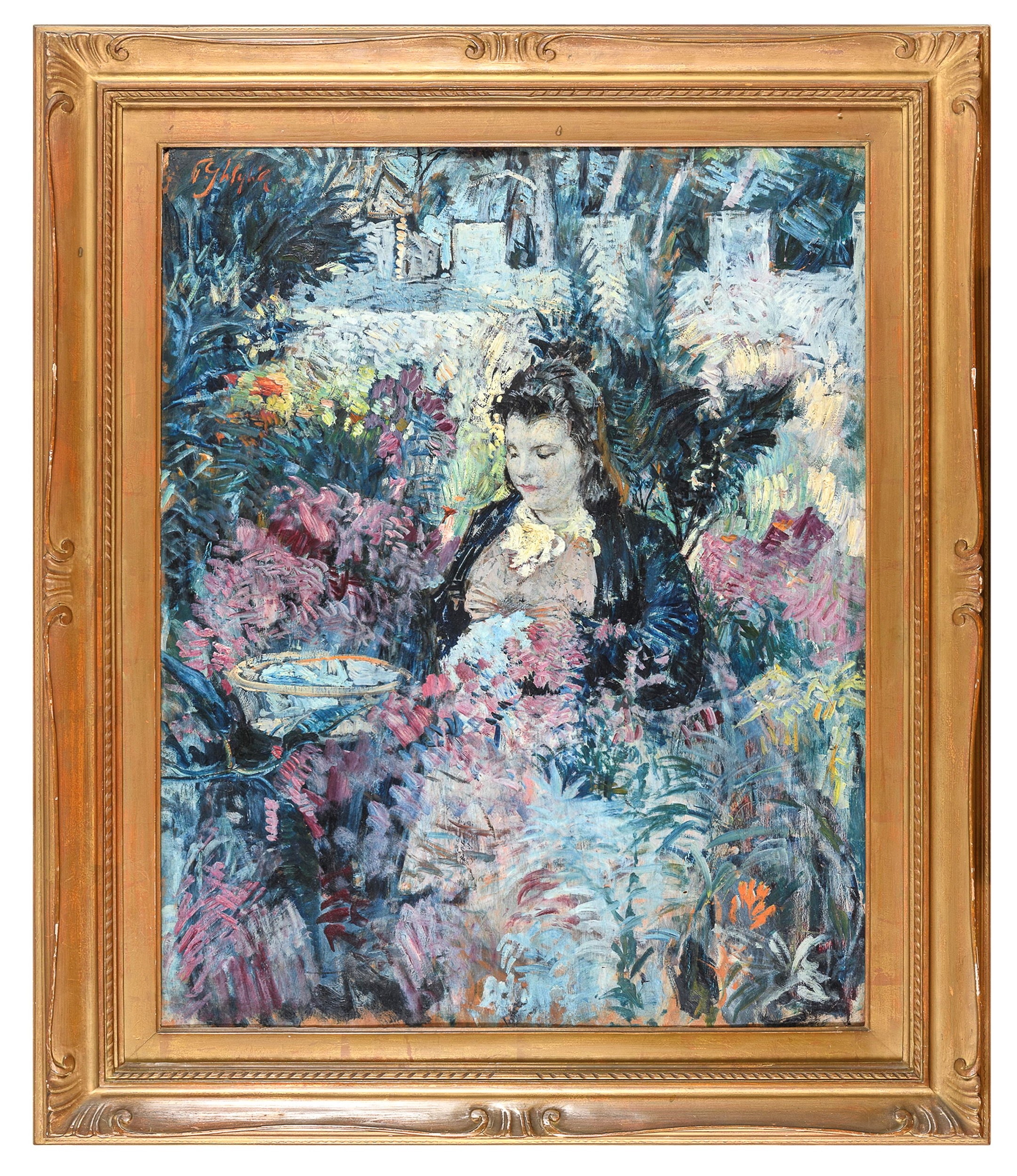 Artwork by Paolo Ghiglia, La moglie, Made of Oil on panel