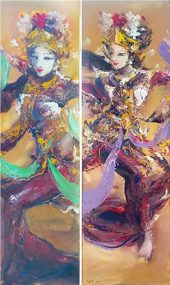 IDA BAGUS MADE（イダ　バグス　マデ）、面踊り、希少大判画集画 大竹彩子「WARP TRIP」（AKIO NAGASAWA GALLERY AOYAMA）｜美術手帖