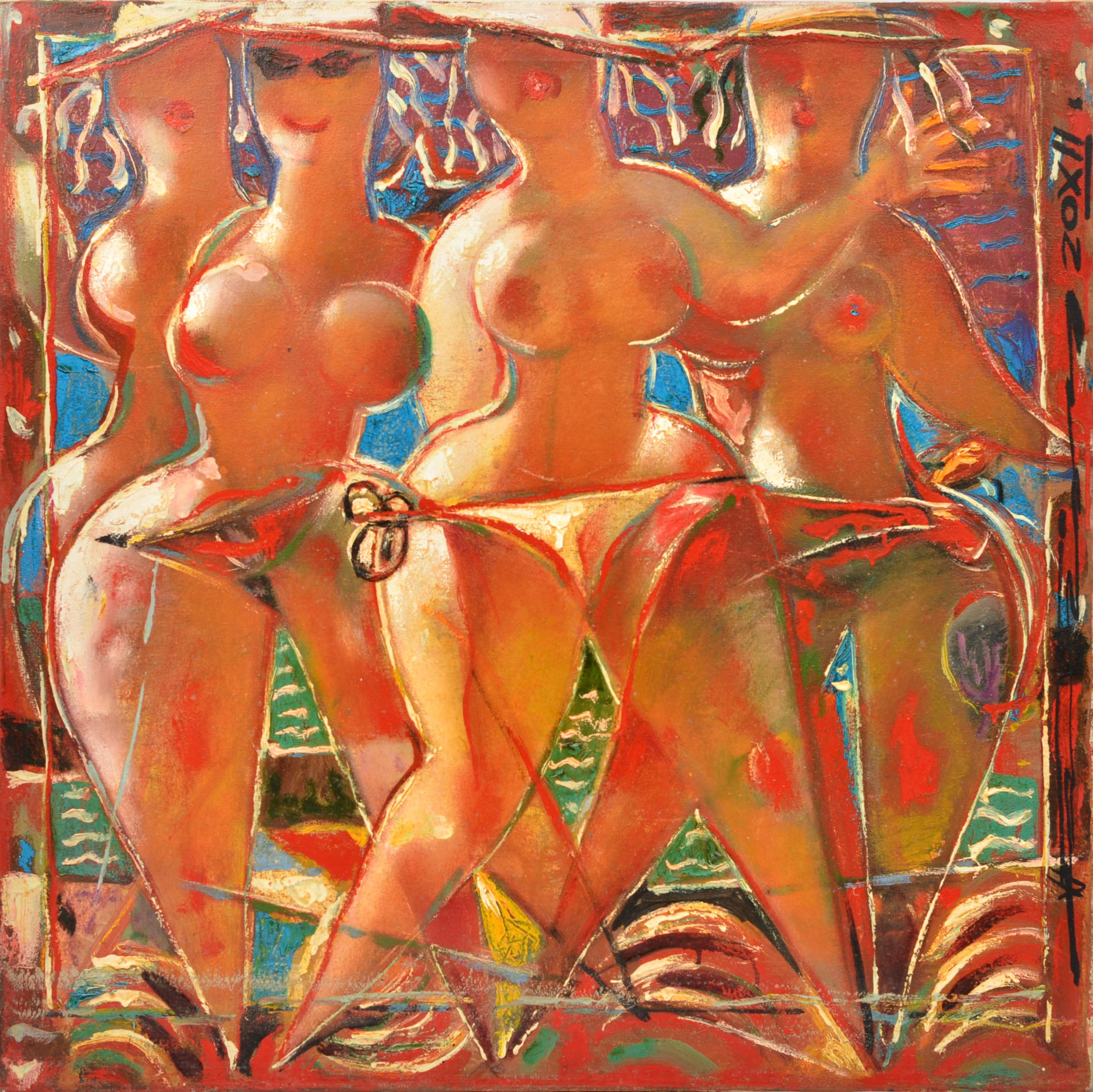 Artwork by Nikolai Nikolaevich Prokopenko, August, Made of Canvas, oil