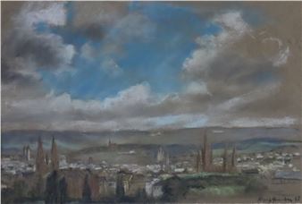 Blick auf Wiesbaden - Adolf Presber