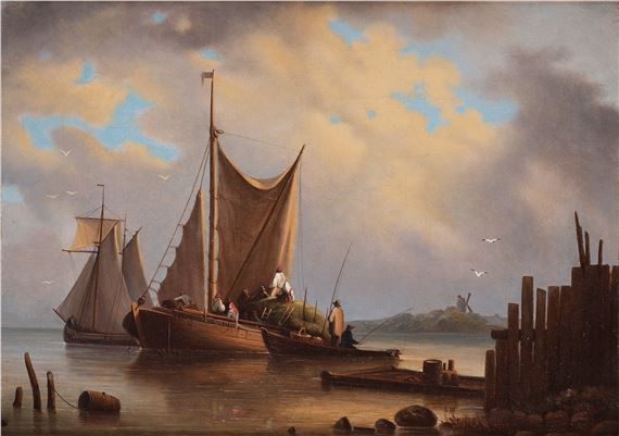 "Fiskare i Stockholms Skären" by Joseph Magnus Stäck