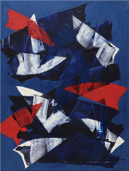 Composizione astratta by Luigi Montanarini, 1975