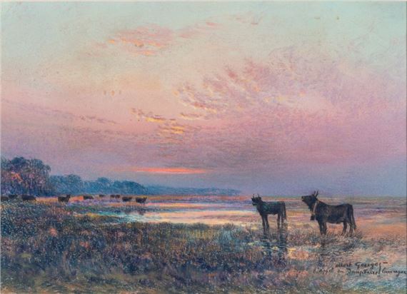 Two men on the road; The call of the Dompt...Camargue - Albert Gouges