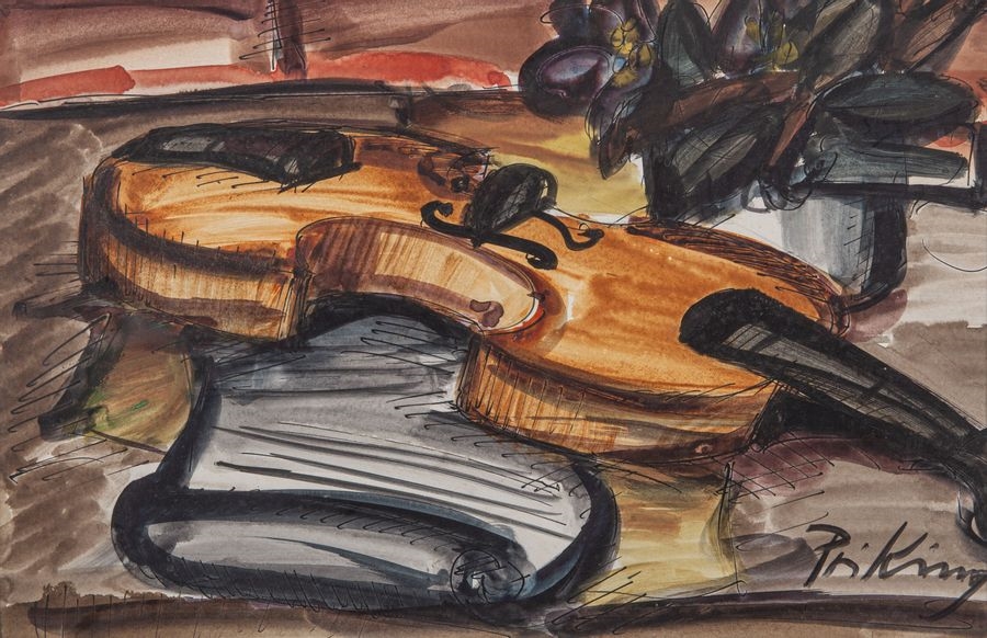 Franz Priking | The violin | MutualArt