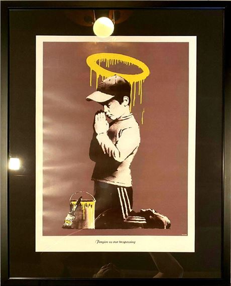 版画 "FORGIVE US OUR TRESPASSING" POSTER 2010 FORGIVE US OUR TRESPASSING
