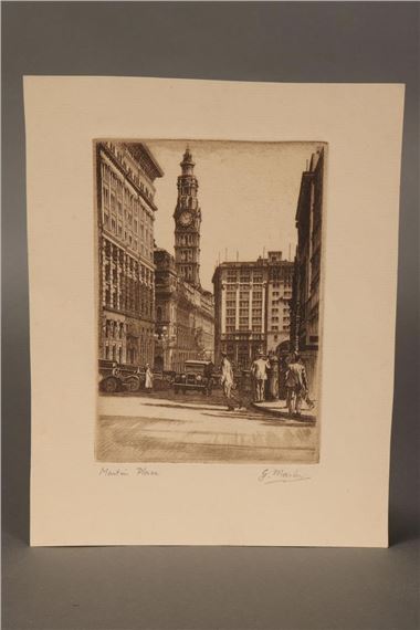 GEORGE MARLER | Martin Place | MutualArt