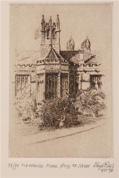 Old Medical School University of Sydney by Lloyd Rees
