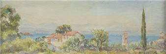 Mediterranean landscape - Sophie de Roberty de la Cerda