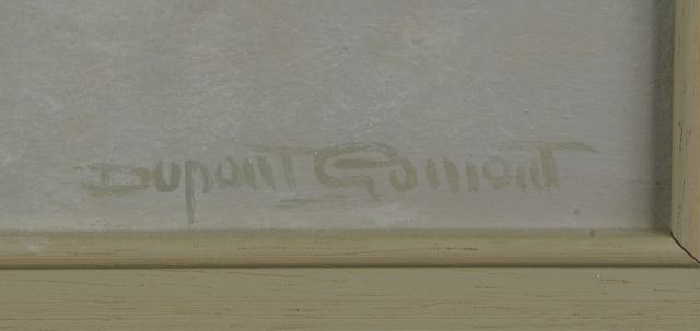 Artwork by Claude Dupont-Gomont, Still life with an apple on an entablature, Made of Oil on canvas