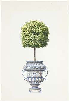 Vase émaillé au Trianon de Porcelaine à Versailles - Andrew Zega