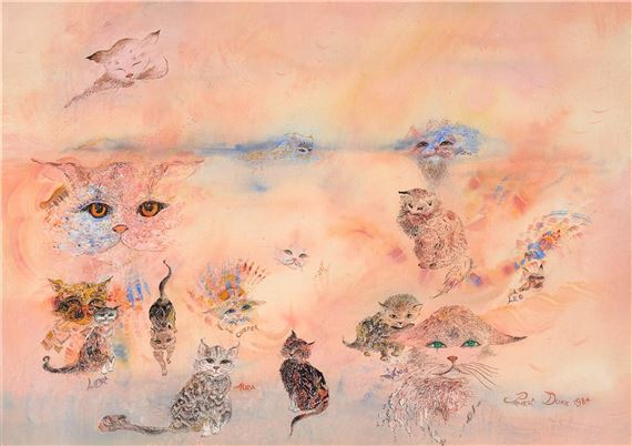 Cats by Pamela Duke, 1984