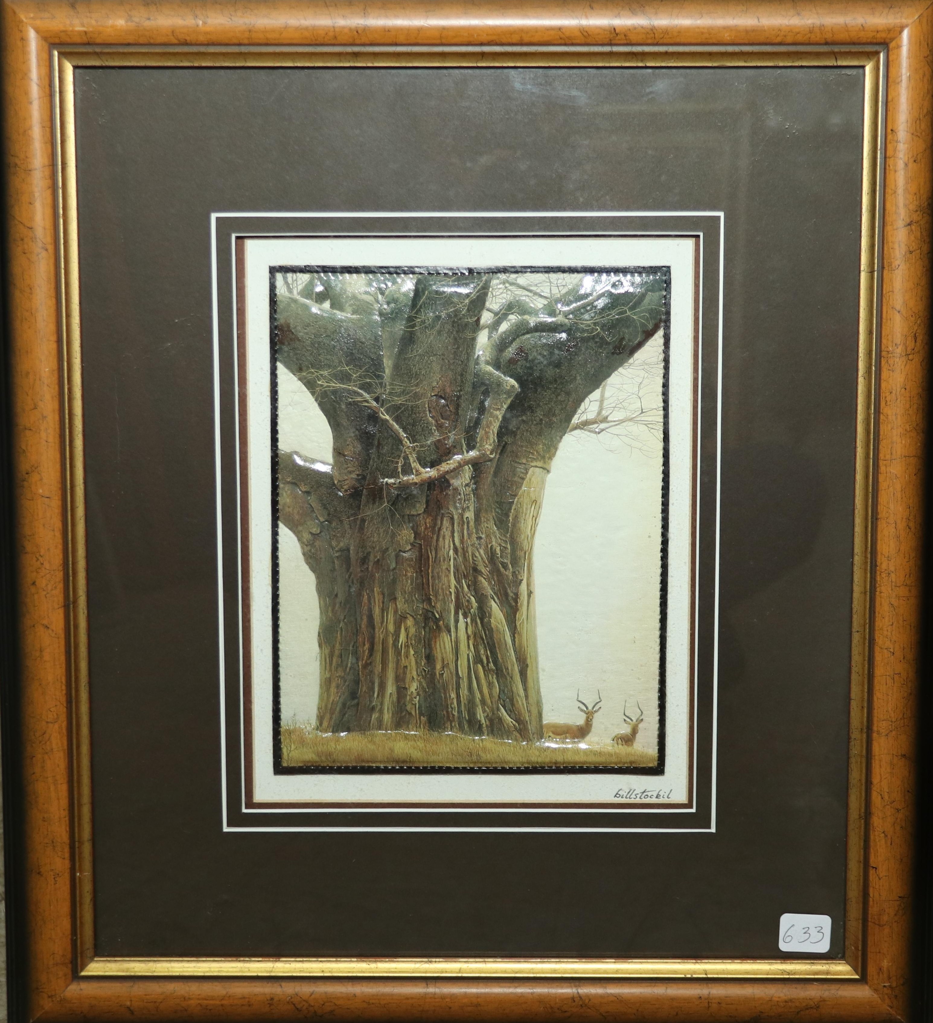 Artwork by Bill Stockil, Baobab, Made of LEATHER PANEL