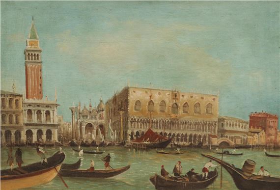 Venice a view of the Bacino Di San Marco by Canaletto