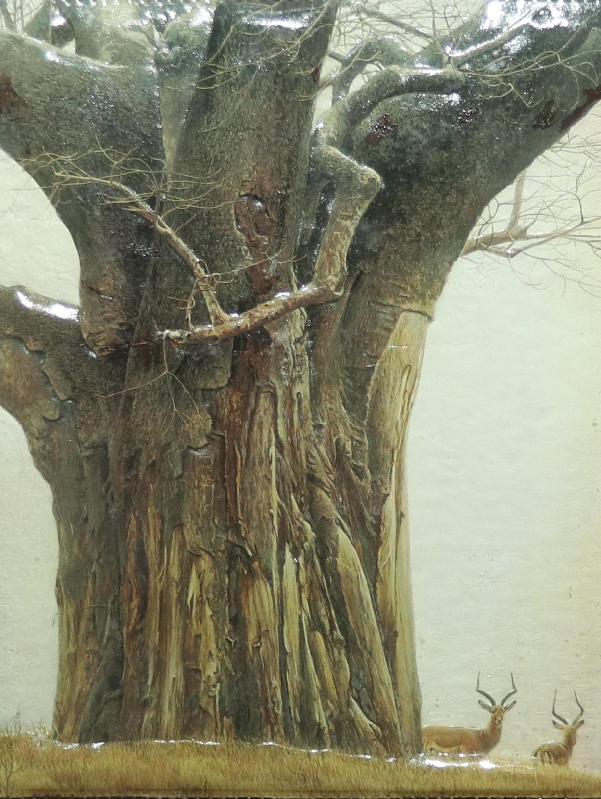 Artwork by Bill Stockil, Baobab, Made of LEATHER PANEL