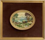 Scène champêtre au cavalier