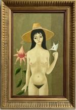 Cécile au chapeau jaune by Alain Thomas, 1967