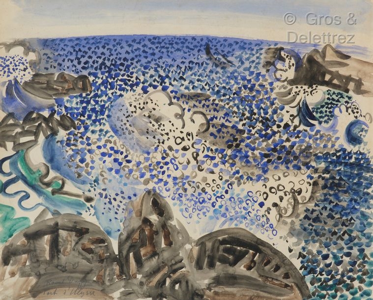 Raoul Dufy The port of Ulysses MutualArt