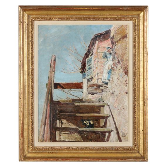 The Stairs by Childe Hassam