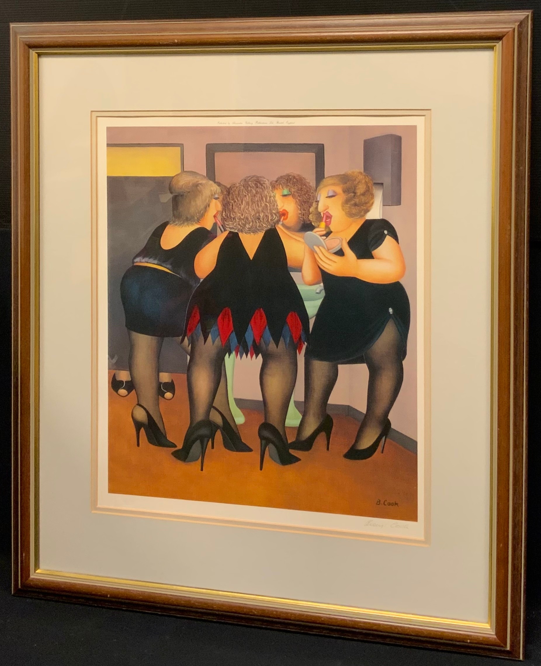 Beryl Cook | Getting Ready | MutualArt