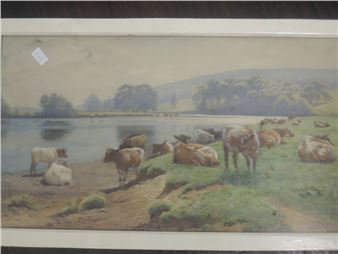 Lakeside cattle - L. Sedden