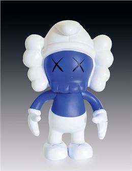 KAWS カウズ Smurf スマーフ フィギュア Original Fake KAWS | Kaws Smurf (Original Fake) | MutualArt