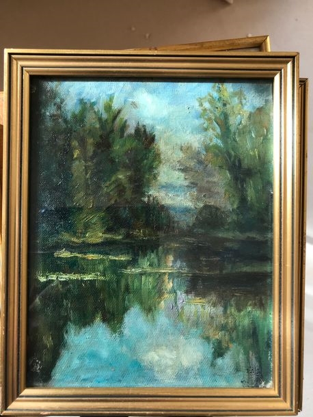 Artwork by Philippe Granat, Philippe GRANAT (XXe siècle) Trois dessins, Made of pencil