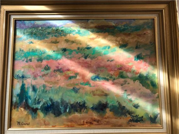 Philippe GRANAT (XXe siècle) Paysage Huile