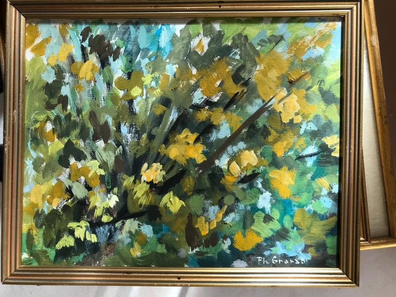 Artwork by Philippe Granat, Philippe GRANAT (XXe siècle) Trois dessins, Made of pencil