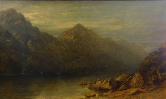 Loch Lomond From Inversnaid Hotel by Joseph Haslam Hawkesworth
