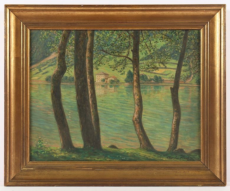 Charles Flach | Am Lago di Poschiavo bei Le Prese | MutualArt