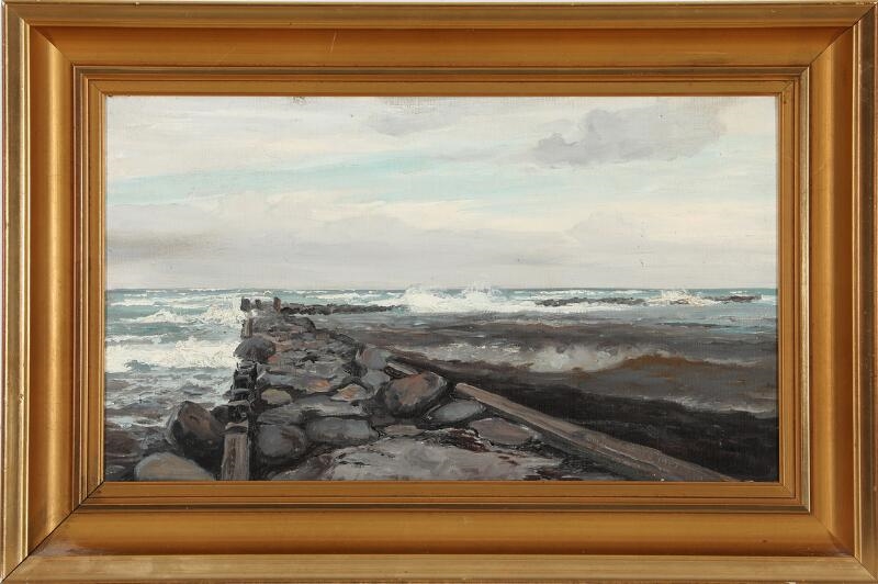 Christian Benjamin Olsen Stormy weather in Hornbæk, North Zealand