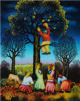 Apfelernte - Branco Bunic-babec