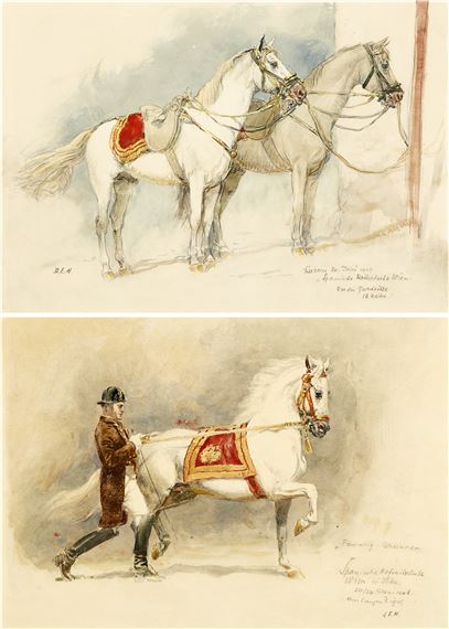 "Am langen Zügel" und "Vor der Quadrille"