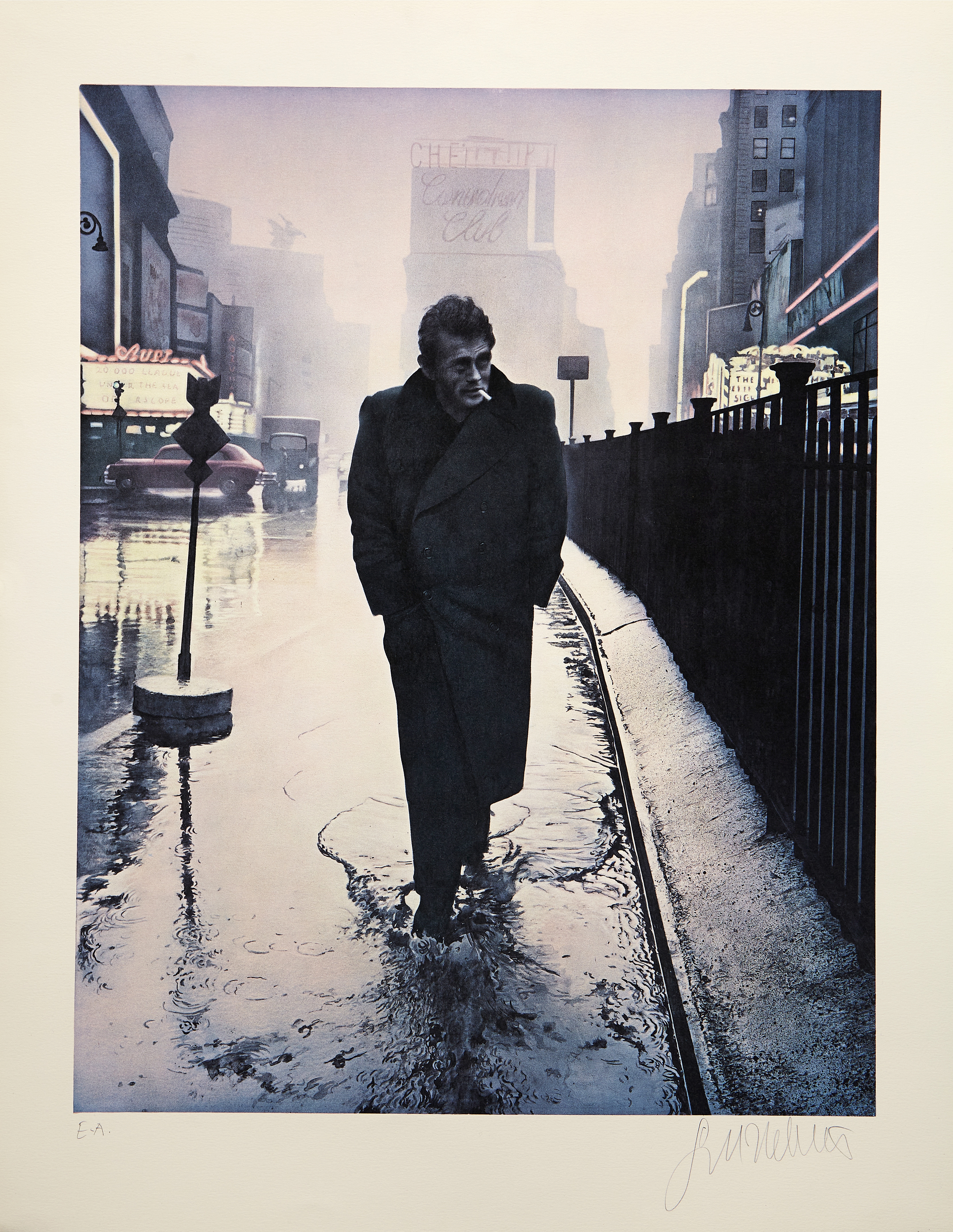 Boulevard of Broken Dreams (James Dean) by Gottfried Helnwein, 1981