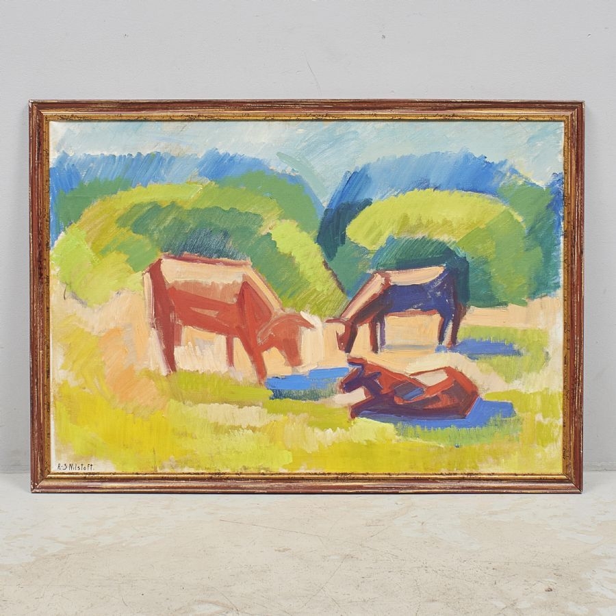 Artwork by Anna-stina Nilstoft, Untitled, Made of Oil on canvas