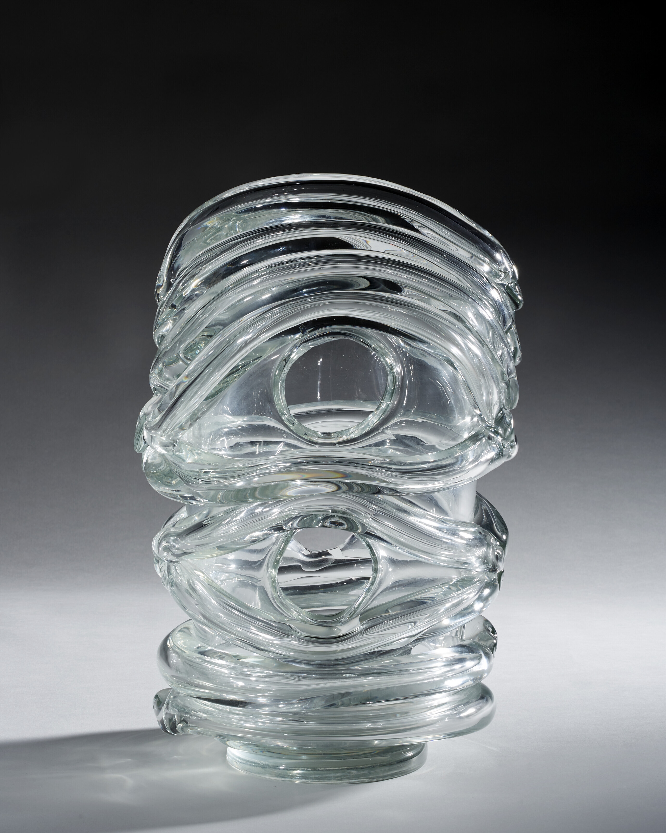 Artwork by Ritsue Mishima, INSIDE, Made of blown and applied glass