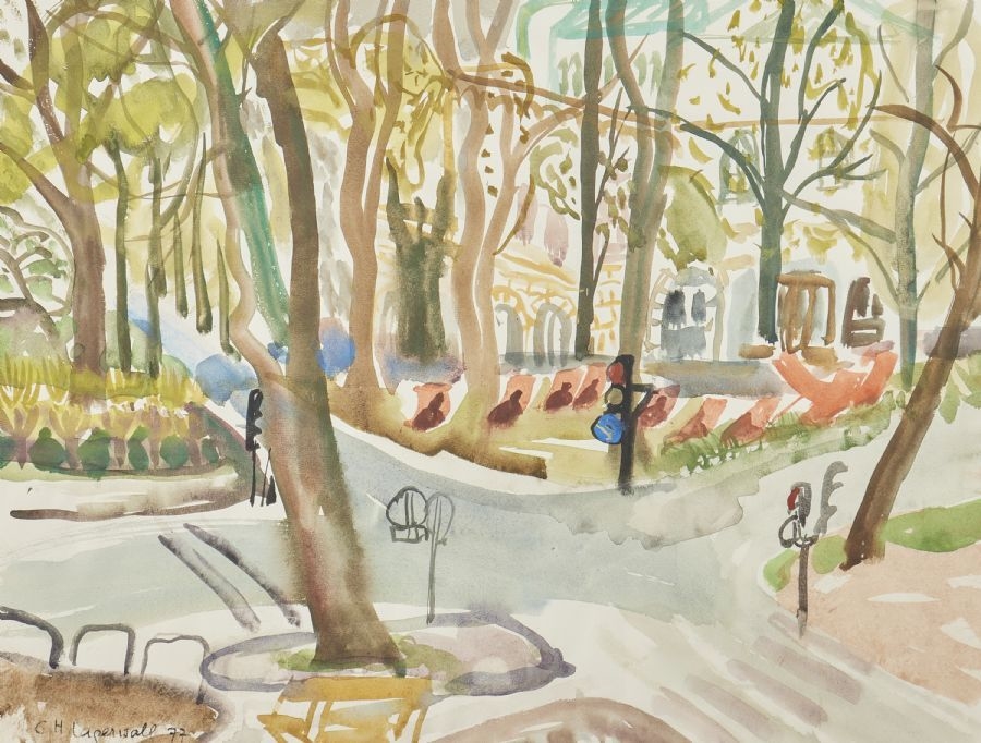 Artwork by Charlotte Hartmann Lagerwall, Untitled, Made of Watercolor