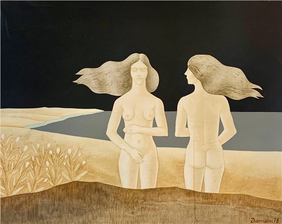 DESNUDO EN LA PLAYA by Jorge Damiani, 1978